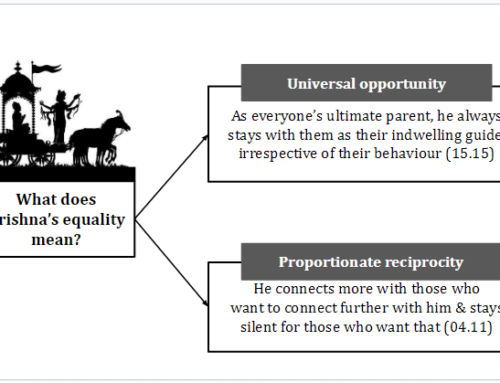 Why does Krishna take sides when he is equal to everyone?