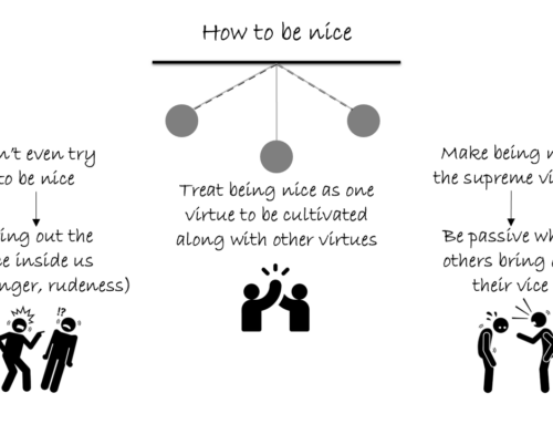 When being nice is not nice…