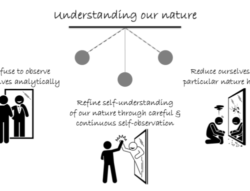 Understanding ourselves: The utility of categorization, the necessity of self-observation